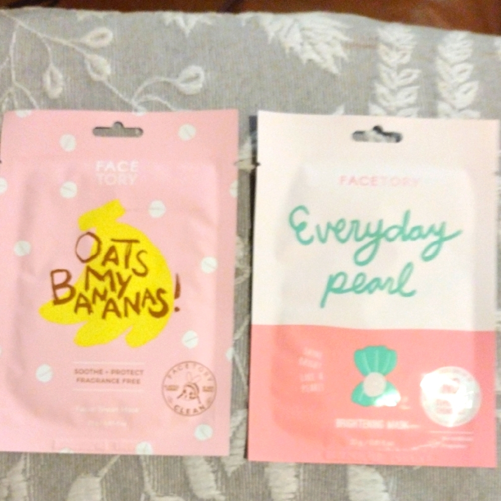 FaceTory Sheet Mask Set - Brightening- 2 Masl Set